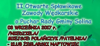 II Otwarte Spławikowe Zawody Wędkarskie o Puchar Rady Gminy Solina
